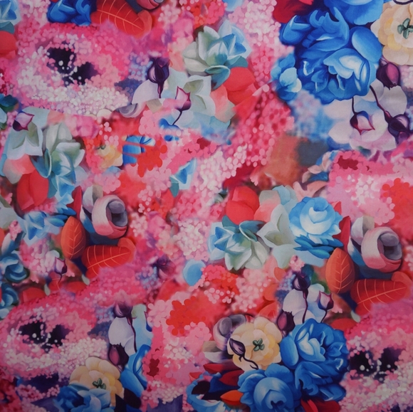 VTG Pastel Floral Maxi Dress - Picture 3 of 4